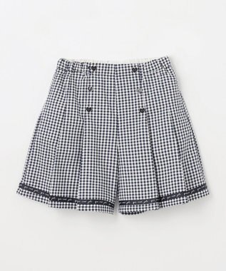 ANY KIDS マリン ショート パンツ ネイビーギンガムチェック