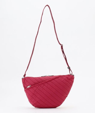 Y'SACCS ナイロンキルティングボディバッグ ワイン