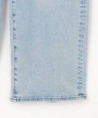 ANY 【大好評につき新色登場/洗濯機可/ウエストゴム/ストレッチ】ワイドデニムパンツ ブリーチ