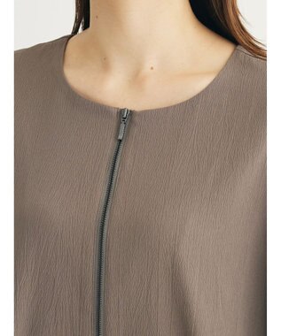 Green Parks ■ＥＳＣＡＲ　タックスリーブワイドオールインワン Gray Beige