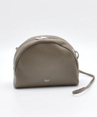 blancle シュリンクレザー ハーフサークルショルダー トープ