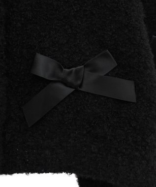 Maison de FLEUR 絆のリボンカーディガン Black