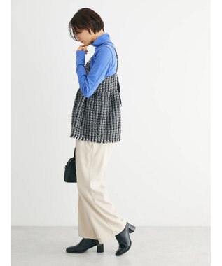 Green Parks ・ＥＬＥＮＣＡＲＥ　ＤＵＥ　ツイードバックリボンキャミ Black