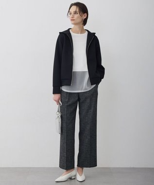 ICB L 【先行予約】 ヴィスコースワイド シアーコンビプルオーバー オフホワイト