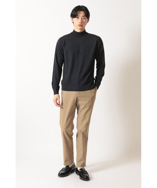 DAKS ウエストゴムテーパードパンツ