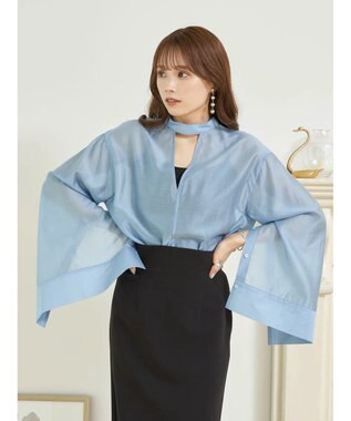 earth music&ecology マルチウェイシアーシャツ Sax