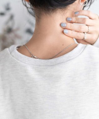 WEGO ドロストデザインPOスウェット 杢グレー