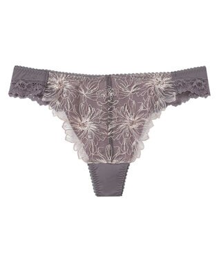 AMPHI Ｔバックショーツ 【Hold Day Bra ホールドデイブラ】 BBJ304とペア くいこみにくい・アウターにひびきにくい(後ろ裾) ソング ショーツ PBJ504 アンフィ／ワコール グレー