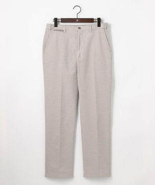 JOSEPH ABBOUD 【キングサイズ・ウエストも伸びる！/ストレッチ/暖かい/オーガニック】オーガニックカルゼストレッチ パンツ ライトグレー系