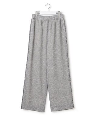 ICB L 【先行予約】サマーレノクロス ワイドパンツ オフホワイト×ブラック