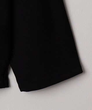 WEGO 【軽量/シワにならない】ドライポリハーフZIPシャツ（LS） ブラック