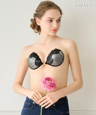 BRADELIS New York 【NuBra / ボリュームアップ】パテッドヌーブラ プリズム シルバー