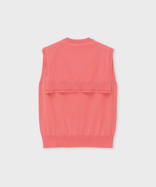Paul Smith スリーブデザイン ノースリーブニット ピンク