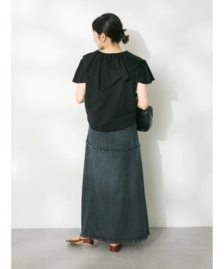 CRAFT STANDARD BOUTIQUE フリルデザインTee Black