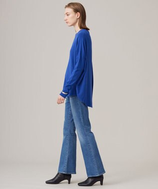 ICB 【洗える】 ヴィスコースワイド プルオーバー ロイヤルブルー系