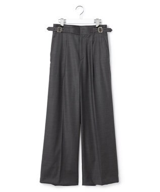 23区 【GOLD LABEL/見上愛さん着用】ウールシルクギャバジン グルカパンツ グレー系