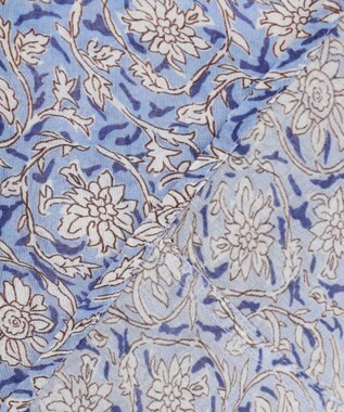 23区 【Indian Factory】コットンボイル ブラウス サックスブルー系5