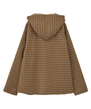 Green Parks フーディガウンコート Check