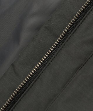 ICB 【WEB限定カラーあり・撥水加工】ADSダウン フーデットミドル丈コート チャコールグレー系