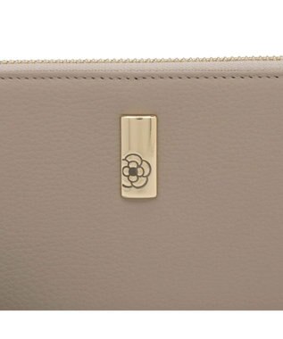 CLATHAS エクセ ラウンド長財布 ベージュ