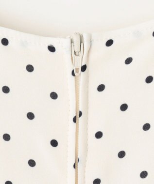 組曲 KIDS 【110-140㎝】ドットシフォン ワンピース オフホワイト系5