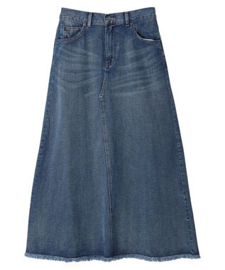 Green Parks ・ＳＵＧＡＲ　ＳＰＯＯＮ　カラーデニムスカート Indigo