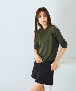 OP／FILA 【Kappa】ロンT付き水着4点セット タンキニデザイン カーキ