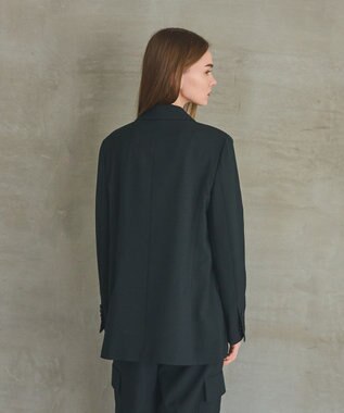 GRACE CONTINENTAL ダブルブレストライトジャケット ブラック