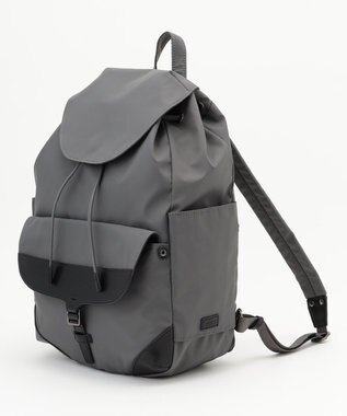 Y'SACCS ミリタリーフラップリュックサック ダークグレー