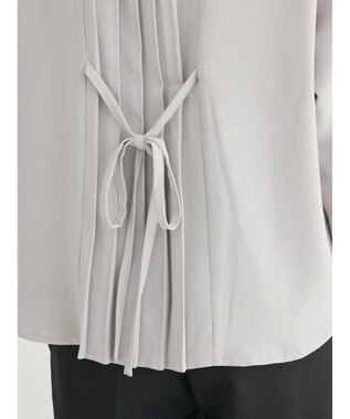 Green Parks ・ＥＬＥＮＣＡＲＥ　ＤＵＥ　バックプリーツブラウス Gray