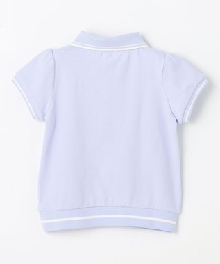 組曲 KIDS 【110-140㎝】ストレッチカノコ ポロシャツ サックスブルー