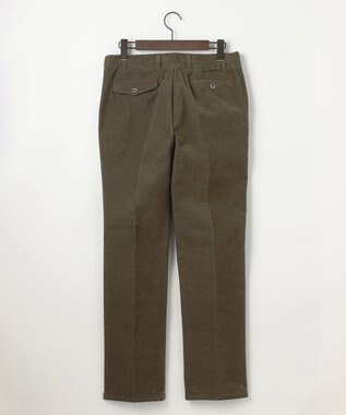 JOSEPH ABBOUD 【キングサイズ・ウエストも伸びる！/ストレッチ/暖かい/オーガニック】オーガニックカルゼストレッチ パンツ カーキ系