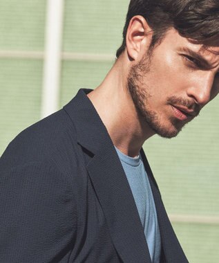 GOTAIRIKU 【AIRY MOVE  / セットアップ対応】DotAir2WAYストレッチサッカー セットアップジャケット ネイビー系