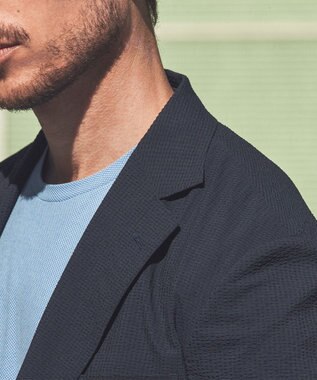 GOTAIRIKU 【AIRY MOVE  / セットアップ対応】DotAir2WAYストレッチサッカー セットアップジャケット ネイビー系