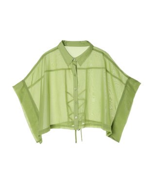 Green Parks ＥＧＯＩＳＴ　短丈シアーシャツ Green