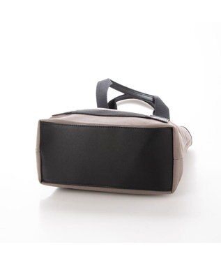 UNBILLION cachecache メッシュエコバッグ付きキャンバステープトート グレー