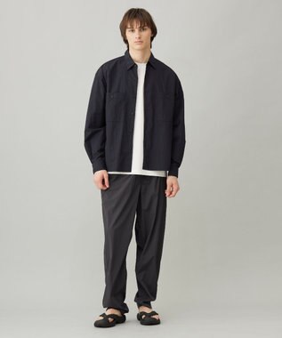 UNFILO MENS LIGHT MOVE ワイドパンツ チャコール