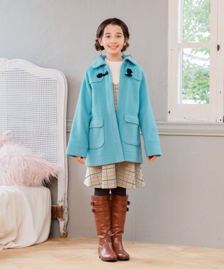 組曲 KIDS 【110-140㎝】ダッフルコート ターコイズ系