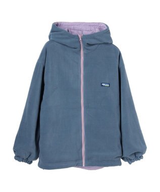 CRAFT STANDARD BOUTIQUE ナイロン×裏フリースリバーシブルブルゾンＬ／Ｓ Lavender
