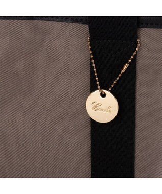 UNBILLION cachecache メッシュエコバッグ付きキャンバステープトート グレー