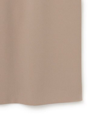 BEIGE， 【セットアップ対応】CINDY / 配色ライン クルーネックドレス Taupe x White