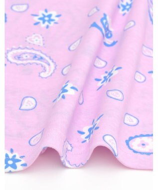 tsumori chisato SLEEP パジャマ　長袖　長ズボン　ルームウエア　綿100%　バンダナ風柄　/ワコール　UDX544 ピンク