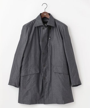 JOSEPH ABBOUD 【外せるダウンライナー/軽量】2WAYインターレース ダウンコート グレー系