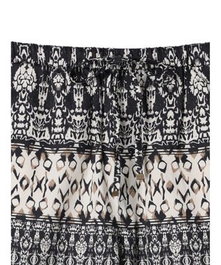 AMERICAN HOLIC パネルプリントリラックスパンツ Charcoal Gray