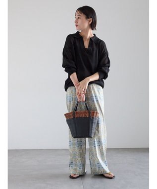 Te chichi メッシュスキッパーポロニット ブラック