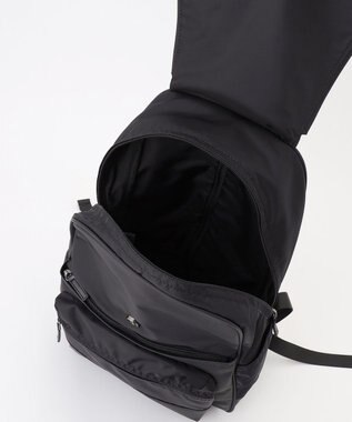 Y'SACCS 【Y’SACCS vous et】ナイロン×ポリウレタン リュック ブラック