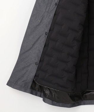 JOSEPH ABBOUD 【外せるダウンライナー/軽量】2WAYインターレース ダウンコート グレー系
