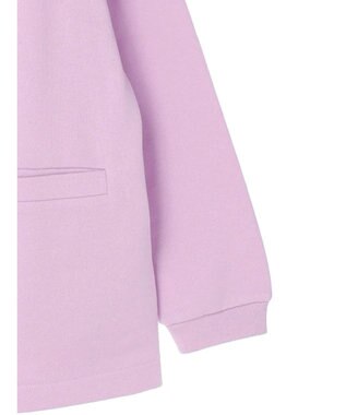 Green Parks 裏起毛ミディ丈ドットボタンカーディガン Purple