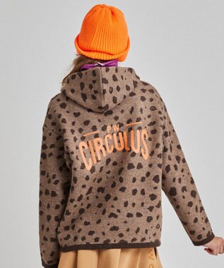 PW CIRCULUS 【WOMEN】SNOW LEOPARD柄フーディー ベージュ系5