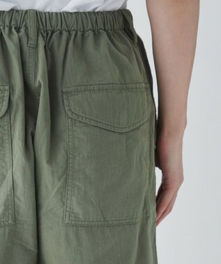 WEGO サイドスリットパラシュートパンツ カーキ